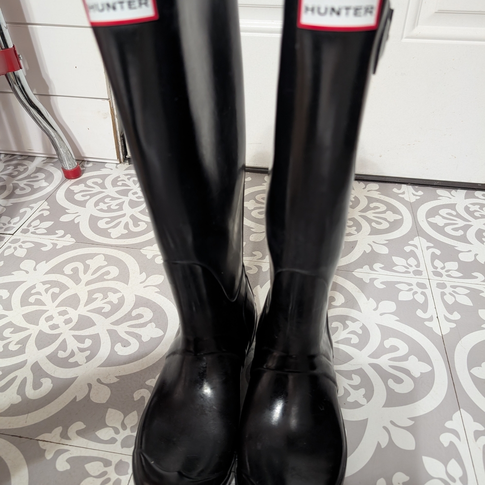 Hunter Black Rain Boots